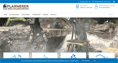 Desktop Screenshot of plannerer-abbruch.de