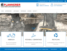 Tablet Screenshot of plannerer-abbruch.de